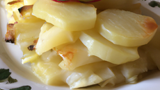 Gratin de céleri rave et de pommes de terre