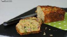 Cake au poireau et au jambon