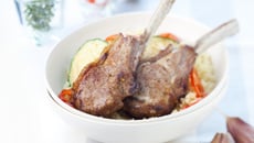 Côtes d'agneau au miel et gingembre