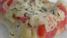 Tarte aux tomates et origan