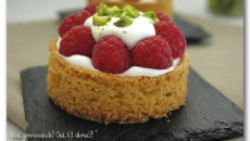 Tartelettes aux framboises gourmandes
