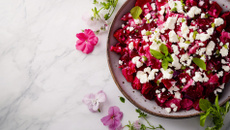 Crumble de tartare de betterave