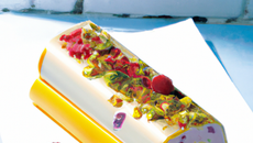 Bûche glacée/glace à l'orientale