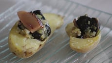 Pommes de terre escargots et foie gras