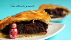 Galette chocolat griottes