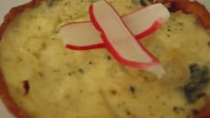 Tarte aux fanes de radis