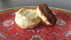 Pim's chocolat blanc/framboise