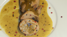 Médaillon de veau à la moutarde