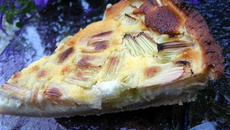 Tarte à la rhubarbe de mon enfance...