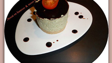 Avocat en bavarois et miroir balsamique