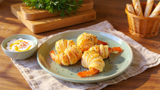 Feuilletés aux crevettes