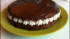 Gâteau aux 3 chocolats classique