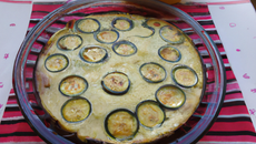 Flan de courgettes simple et bon