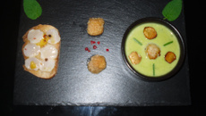 Déclinaison de Saint-Jacques aux 3 ails