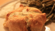 Feuilleté de filet mignon de porc au boursin