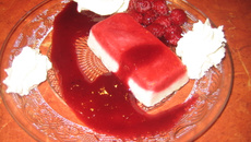 Glace coco et framboise sans sorbetière