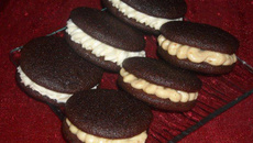 Woopie pies à la vanille et beurre de cacahuète