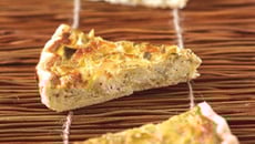 Tarte aux poireaux et au chèvre