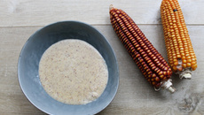 Polenta au sucre vanillé