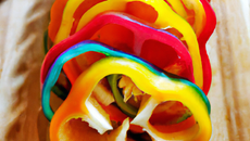 Poivrons arc en ciel