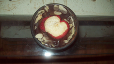 Verrines chocolat fondu et fruits frais