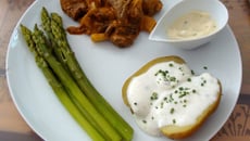 Mijoté de bœuf aux poireaux et pommes au four