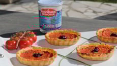 Feuilleté brandade de morue tomates