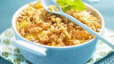 Gratin de fruits frais en croûte de Palets Bretons