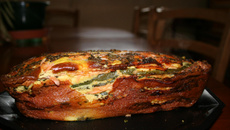 Terrrine de courgettes au saumon