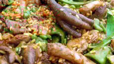 Paella aux abattis de volaille