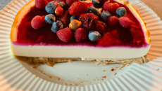 Cheesecake aux fruits rouges sans cuisson