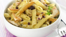 Penne à Poêler de Panzani au poulet et à la tapenade