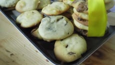 Cookies chocolat blanc et au lait au miel