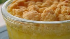 Crumble au citron sans gluten