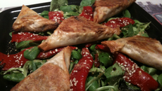 Samoussas aux légumes du soleil et féta