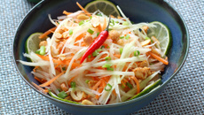 Salade de papaye verte façon thai