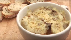 Soupe gratinée à l'oignon