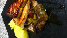 Médaillons de Veau de Lait et Foie Gras d'Oie