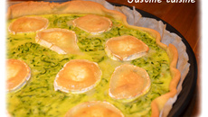 Tarte à la courgette et au chèvre rapide