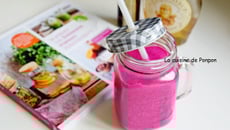 Smoothie betterave rouge et framboise