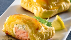Feuilleté de saumon aux fines herbes