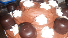 Gâteau têtes chocos
