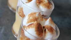 Verrine de tarte au citron meringuée