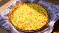 Quiche aux poireaux sans pâte