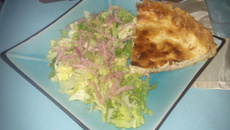 Quiche au jambon fumé