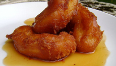 Beignets de pommes au cidre