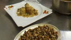 Blanquette d'agneau aux mousserons secs