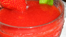 Soupe de fraises