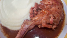 Mijoté de lapin au chocolat