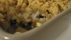 Crumble d'endives au chèvre et aux pommes